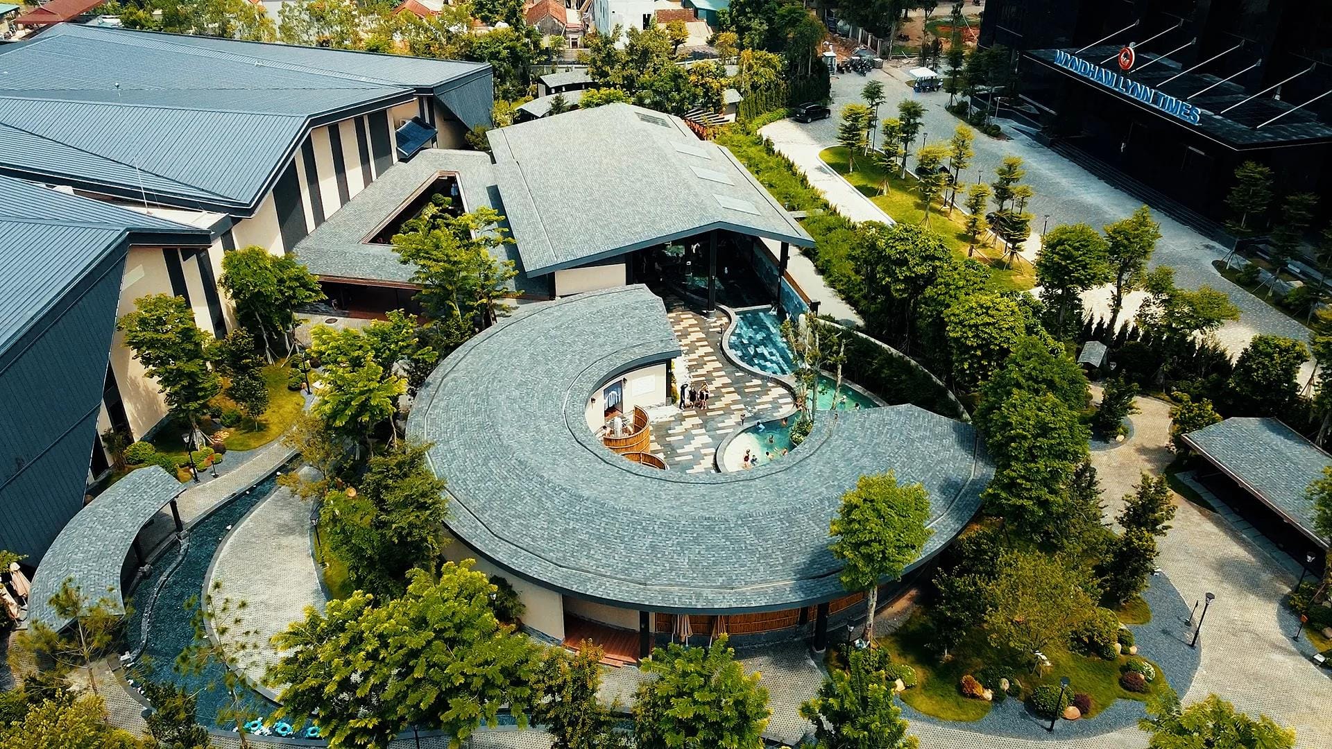 Mineral water resort Northern Vietnam